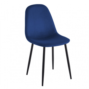 Eetkamerstoel Rome - Velvet - Blauw