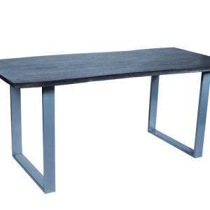 Eettafel Live Edge – Acaciahout – Grijs - 90x180cm