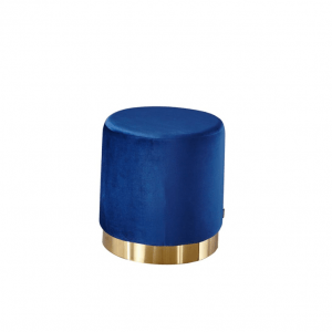 Poef Jenus – Velvet – Blauw