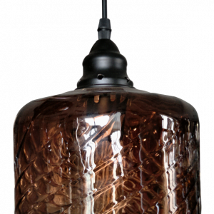Oosterse Hanglamp (S) – Cognac – Cilinder