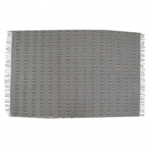 Kelim Kleed (L) - Zwart / Wit