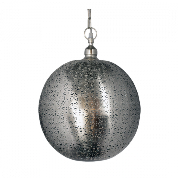 Oosterse Hanglamp Lina (L) - Zilver