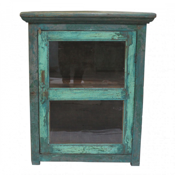 Blauwe vintage kast (exclusief item 7)