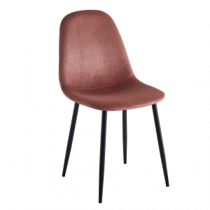 Eetkamerstoel Rome - Velvet - Roze