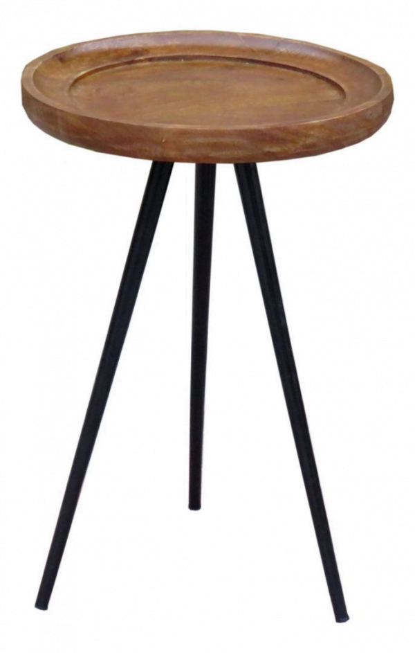 Bijzettafel Madelon - Mangohout - Bruin