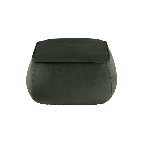 Poef Mir - Velvet - Groen - Vierkant 60cm