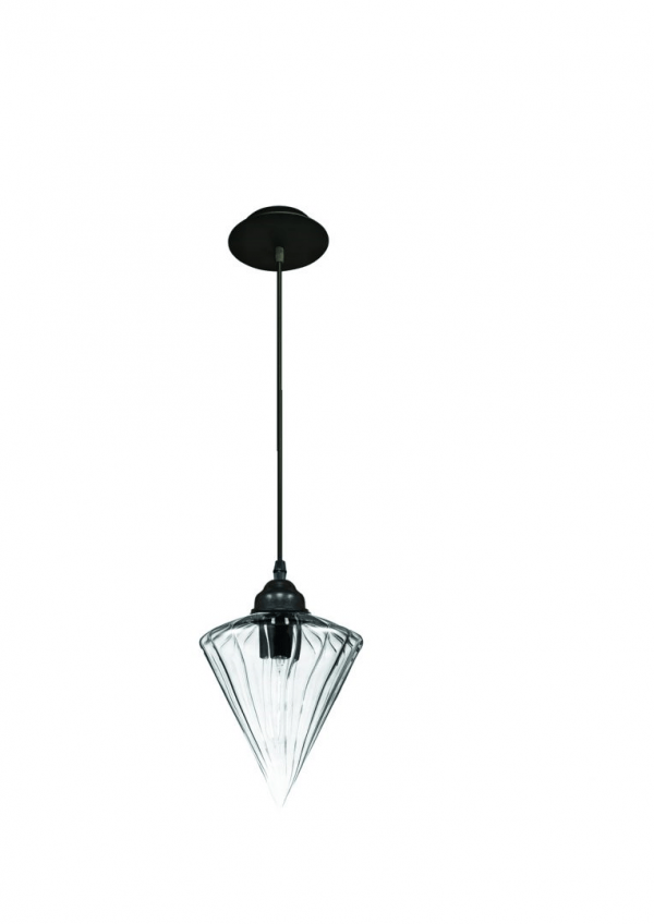 Oosterse Hanglamp (S) – Blank – Kegel