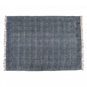 Kelim Kleed (L) - Blauw / Wit