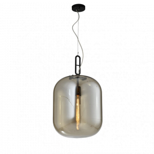 Industriële Hanglamp Thorben (XL) – Cognac / Zwart