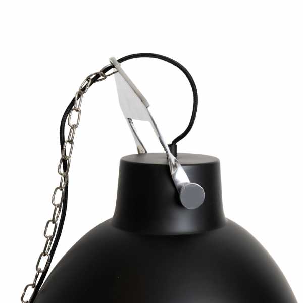 Industriële hanglamp Han (S) - Zwart - Metaal