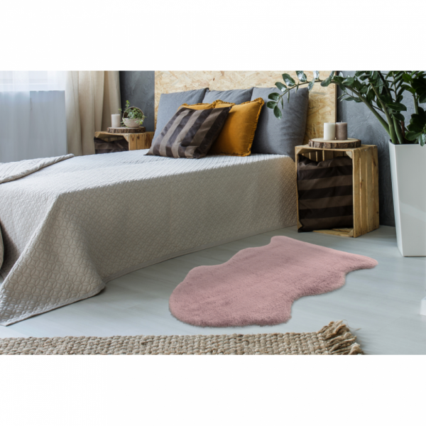 Vloerkleed Cosy - Poeder Roze 60x90