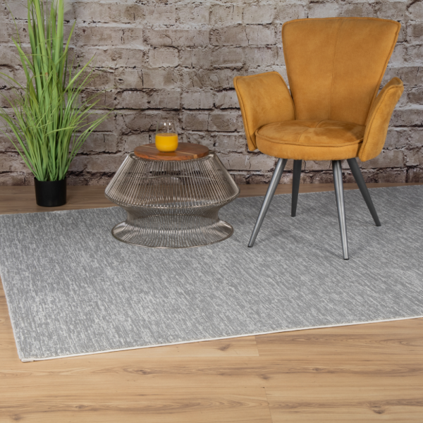 Vloerkleed Palma - Zilver Ivoor 160x230