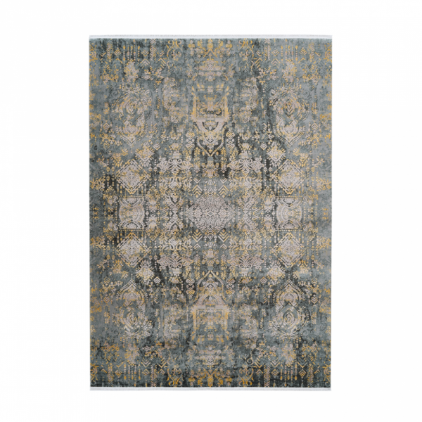 Vloerkleed Orsay - Grijs / Geel
