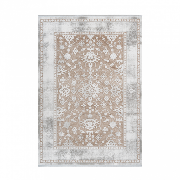 Vloerkleed Opera - Beige / Zilver