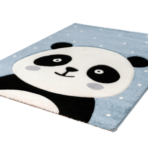 Kindervloerkleed Amigo Panda - Blauw