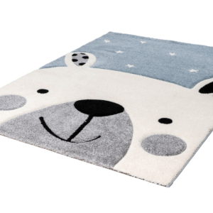 Kindervloerkleed Amigo Beer - Blauw