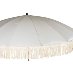 Parasol met franjes - Beige - 250X250X236