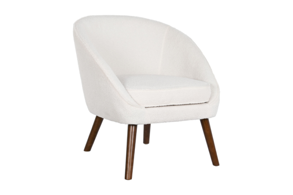 Fauteuil Hevea - Teddy Stof - Wit