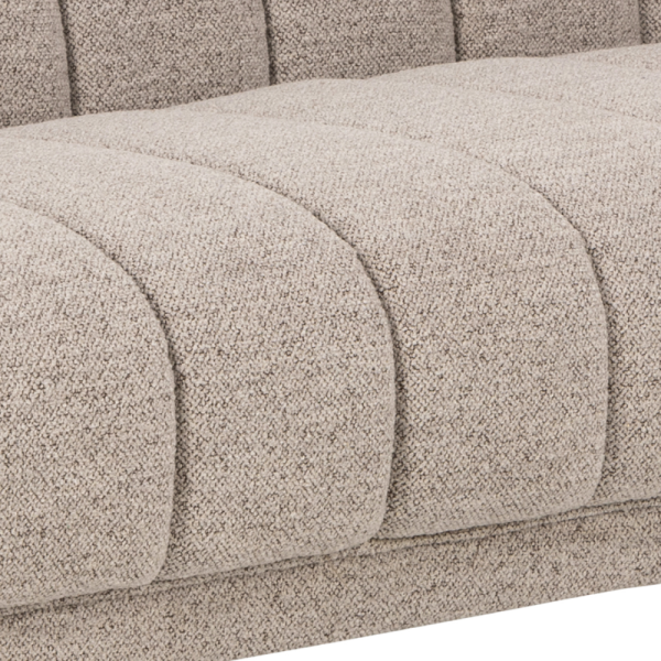 3-zitsbank Sam - Monza Stof - Beige - Pocket Springs