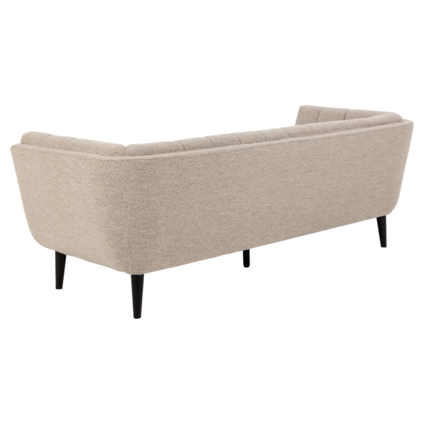 3-zitsbank Sam - Bouclé Stof - Beige - Pocket Springs