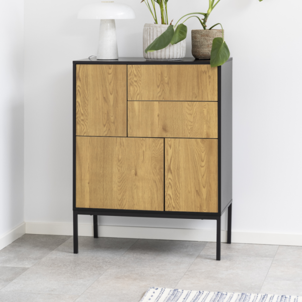 Dressoir Simon Lades - MDF/Melamine - Bruin